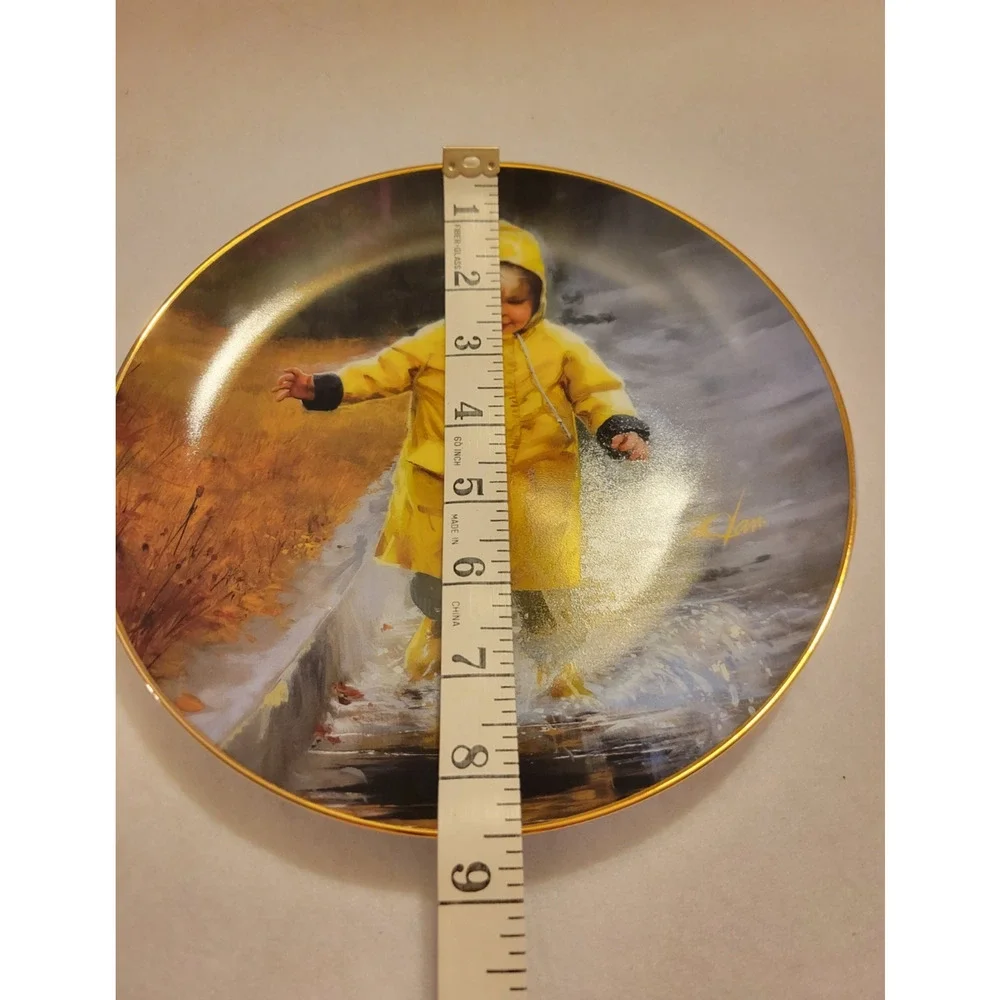 Danbury Mint Little Splasher by‎ Donald Zolan Collectible Plate with COA #G3109